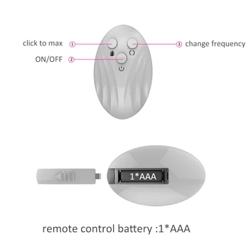 10M Fjernbetjening Bærbare Vibrerende Æg Silikone Dildo Vibrator Massage for Kvinder USB-Genopladelige Voksne, Par sexlegetøj
