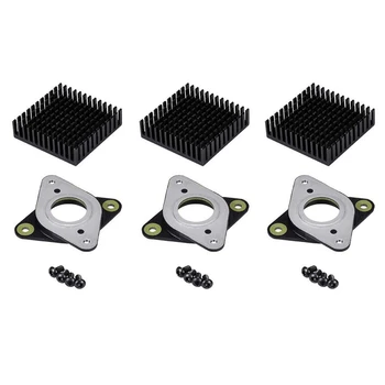 3 STK Nema17 stepmotor Stål og Gummi vibrationsdæmpere med Varme Dræn for CR 10/Ender 3 og Andre 3D-Printere