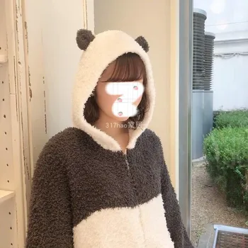 2020 japan dejlige panda pyjamas søde varmt hjem, der passer nattøj pyjamas GP