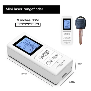 2020 NY Opgradering Mini Laser Afstandsmåler Laser Distance Meter Professionel Laser Tape Roulette Måle Metro-Afstandsmåler