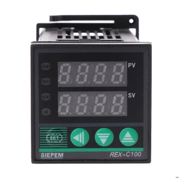 PID Digital temperaturregulator REX-C100 0 Til 400Degree K Input Type SSR Udgang