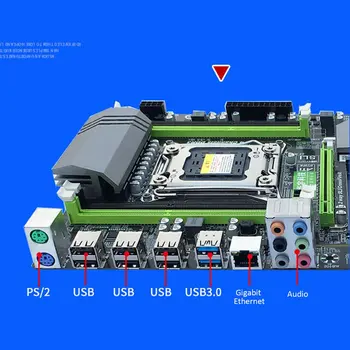 X79T DDR3 PC Desktops Bundkort LGA 2011 CPU Computer 4 Kanal Gaming Støtte M. 2 E5-2680V2 i7 SATA 3.0 OG USB 3.0 til Intel B75