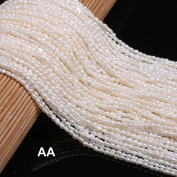 Naturlige Ferskvands Perle-Perler i Høj Kvalitet, uregelmæssig form Punch Løse Perler til gør det selv Smykker at Gøre Halskæde Armbånd 2-2.5 mm