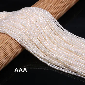 Naturlige Ferskvands Perle-Perler i Høj Kvalitet, uregelmæssig form Punch Løse Perler til gør det selv Smykker at Gøre Halskæde Armbånd 2-2.5 mm
