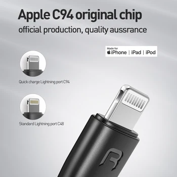 Mcdodo USB-C PD Hurtig Opladning MFI-Kabel Type C til For Lyn-Oplader, USB-Data C til iPhone XR XS Max 8 iPad iPod ISO-Kabel
