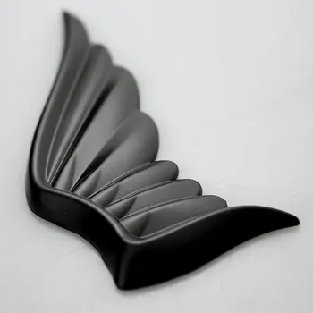 Eksklusive Flyvende Fugl englens Vinger Dyr Zink Legering Krom Metal Bil Styling Logo Badge 3D-Mærkat Mærkat Bunden Spot Cover