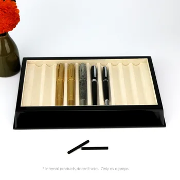 Træ-Pen vise Blyant Indehaveren sag 10 stykke pen skuffe træ Deluxe-kassen for kuglepenne