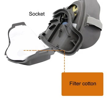3701CN Filter bomuld Til 3200/HF52 Gas Mask Støtte støvfilter Anti Industri Byggeri Støv, Pollen Haze