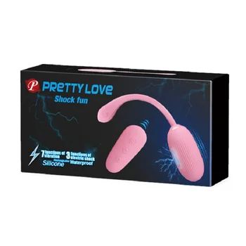 Smuk kærlighed electrick stød 7 speed vibrator silikone fjernbetjening hoppe æg genopladelige Vaginal g-punktet, sex legetøj til kvinder