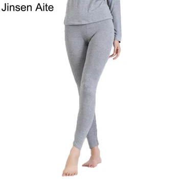 Jinsen Aite Plus Størrelse XL-6XL Nye Vinter&Efteråret Modal Long Johns Kvinder Komfortable Høj Elasticitet Bukser Termisk Undertøj JS13