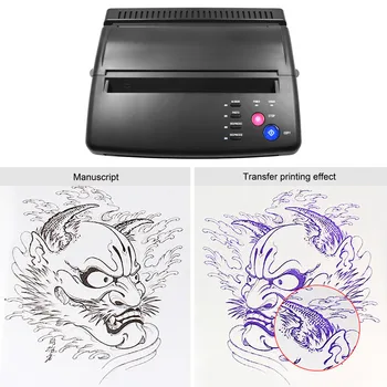Tatoveringer Overførsel Maskinen A4-Printer Tegning Termisk Stencil Kaffefaciliteter Kopimaskine til Tattoo Transfer Papir Levering Permanet Makeup Maskine