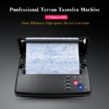 Tatoveringer Overførsel Maskinen A4-Printer Tegning Termisk Stencil Kaffefaciliteter Kopimaskine til Tattoo Transfer Papir Levering Permanet Makeup Maskine