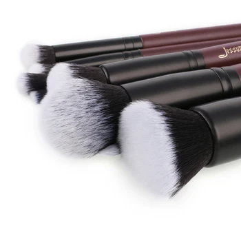 Jessup børster 10stk/set Blomme Makeup pensler til Kosmetisk værktøjer Make up børste sæt blend foundation, øjenskygge