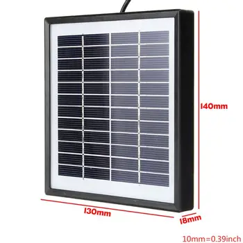 5W 12V Solarpanel Solarmodul Solarzelle Polykristallin Camping Garten