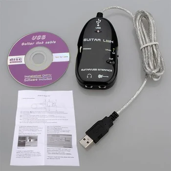 SYDS Guitar til USB-Interface Link Kabel-Adapter MAC/PC CD-Indspilning