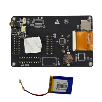 2,8 tommer Touch LCD-PortaPack H2 konsol 0,5 ppm TXCO 2100MAh Batteri Til HackRF SDR-modtager Ham radio C5-015