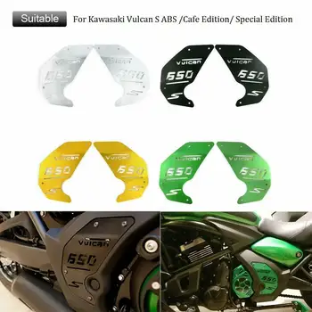 Motorcykel CNC Aluminium Dekoration Motoren Side dækplade Til Kawasaki Vulcan S ABS Cafe VN650 EN650 2016 2017 2018 2019
