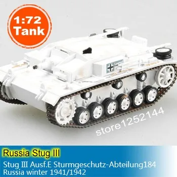 Samlet Tank Model 1:72 Statisk Tank Model russiske Stug III Ausf.E Sturmgeschutz-Abteilung 184 Collectible Tank 36142