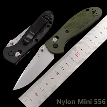 JUFULE Nye Mini 556 / 555 Mark 154CM Kniv nylon håndtag folde Pocket Survival EDC Af udendørs køkken camping jagt kniv