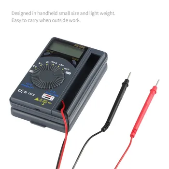 LCD-Mini Auto Range Professionel AC/DC Lomme Digital Multimeter Multitester Voltmeter Tester Værktøj
