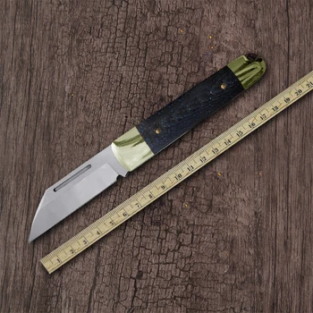 Håndlavet lomme kniv 14C28 stål blade folde kniv camping overlevelse værktøj jagt lomme kniv taktiske edc udendørs værktøj