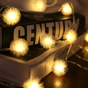 2020 Særlige juledekoration Garland Holiday Lights Hår Bolden Mælkebøtte LED Fe String Lys For Hjem Indendørs Belysning