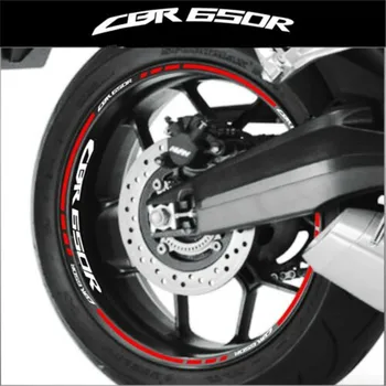 Motorcykel Hjul Fælge Reflekterende Klistermærker Dæk logo Mærkater moto dekorativt Tilbehør, som er fastsat For CBR650R cbr 650r