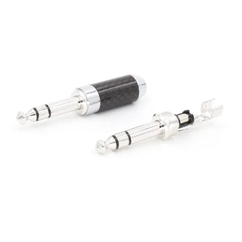 Et par hi-end CF-763SM (R) stil rhodineret pins 3,5 mm stereo stik aduio hovedtelefon kabel-stik