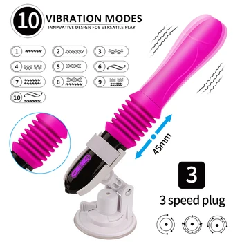 Frådede Dildo Vibrator Automatisk G-Spot Vibrator Sugekop Sex Legetøj Til Kvinder, Hånd-Fri Sex Sjov Anal Vibrator Massage Orgasme