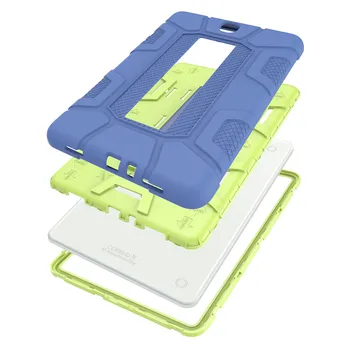 Tablet Cover taske til Samsung Galaxy Tab med EN 9,7 SM-T550 T550 P550 2 I 1 Hybrid Hårdt Silikone PC Rustning Shocproof Stå Sag