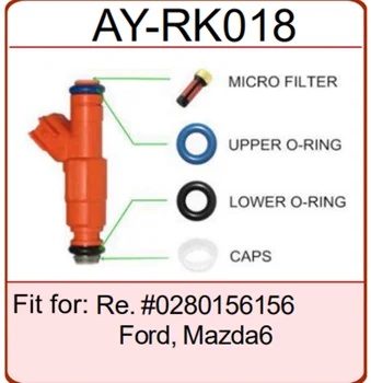 40sæt/160pcs for Mazda 6 part0280156156 Brændstof Injector Reparation Kits Top Kvalitet til AY-RK018