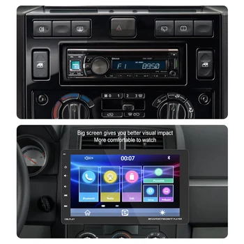 9 tommer Bil 1Din Multimedie-Afspiller GPS-Navigation, Bluetooth Car-Play Auto Stereo Universal Mms-Afspiller Radio