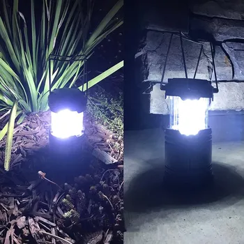 Bærbare LED Camping Lantern Telt Lygter Overlevelse Kit til Nødhjælp, Orkan, Udfald ,Fiskeri Offentlig Sammenklappelig Lys