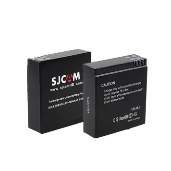 2stk 3.8 V 1000mAh SJ 6 Oprindelige SJCAM SJ6 Batterier med Dual USB oplader Til SJCAM SJ6 Legende Action-Kamera