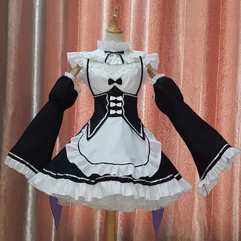 2019 Ny Rem Cosplay Re: Nul Kara Hajimeru Isekai Seikatsu Relife Stuepige Kostume til Cosplay Lolita Japansk Anime Kostumer til Kvinder
