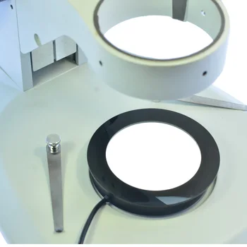 Stereo-Mikroskop Bunden Supplement lyskilde Justerbar LED-lys AC90-240V dobbeltmikroskop Lys Kilde