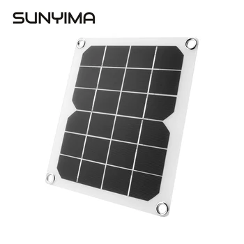 SUNYIMA 5V 10W Solcelle Panel Fleksibel Solar Panel Solar batterioplader Power Bank DIY Solcelle Panel til Telefonen Vandring