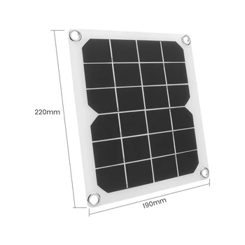 SUNYIMA 5V 10W Solcelle Panel Fleksibel Solar Panel Solar batterioplader Power Bank DIY Solcelle Panel til Telefonen Vandring
