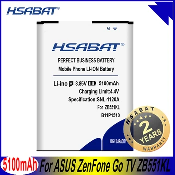 HSABAT 5100mAh B11P1510 C11P1510 Batteri til ASUS ZenFone Gå-TV ZB551KL X013DB
