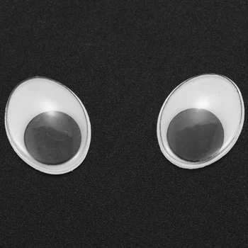 Vrikke øjnene ovale 20x15 mm 100 stykker (ikke selvklæbende)