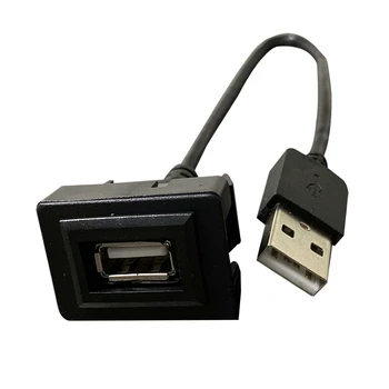 Tillægsgebyr Adapter Kabel Ledning forlængerledning Bil Linje, USB-Interface med Høj Hastighed Dashboard Flush Mount til Vios Corolla