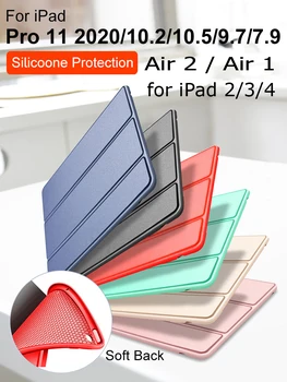 For iPad Air 2 Luft-1 Tilfælde 10.2 2019 / Pro 11 2020 / Luft 3 10.5 / 9,7 tommer 2018 Funda til iPad 6th 7th generation Case