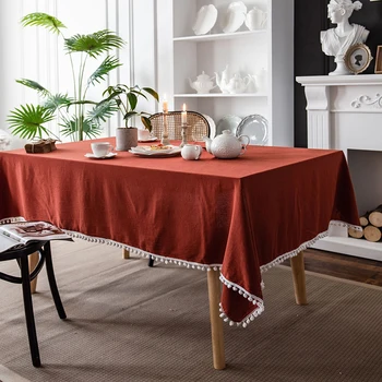 Dekorative dug Bolden Indretning Dug Rektangulære Duge spisebord Dække Obrus Tafelkleed mantel mesa nappe