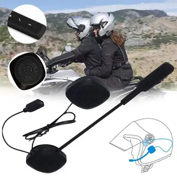 MH03 Motorcykel Hjelm, Motorcykel Headset, Håndfri Hovedtelefoner til Musik, GPS