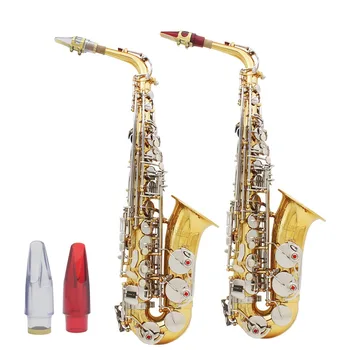 Professionel Altsaxofon Talerør For Sax At Spille Musik Gennemsigtig/Rød Alto-Saxofon Saxofon Mundstykke Dele