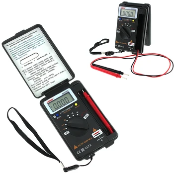 ANENG AN8203 Mini Digital Multimeter 4000counts Sand Rms Digitalt Multimeter Tester Voltmeter Batteri Tester Tester Multimetro