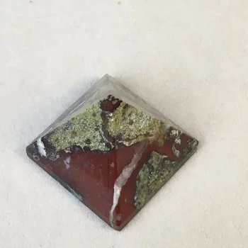 Naturlige dragon blood jasper Krystal Pyramide punkt Healing Tilfældig