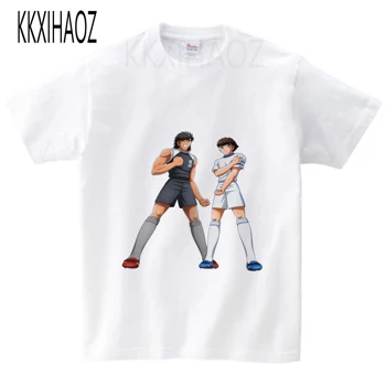 2020 Sommer Børn Boy T-Shirt Kaptajn Tsubasa Udskrive Kort Ærme T-shirts Bomuld Børn T-shirt med O-neck Tee Toppe Drenge Tøj N