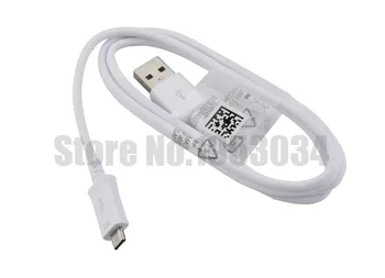 100pcs/masse Micro USB Kabel Til Samsung Xiaomi Huawei opladning Opladning Hvid Oplader Adapter USB-Android Mobiltelefon, Kabel Ledning