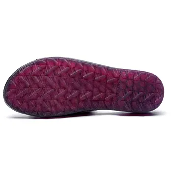Xiuteng Kvinder Dias 2020 Tøfler Platform Sandaler Sommer Ægte Læder Dias Klip-Klappere Komfortable Flade Sko Chaussure